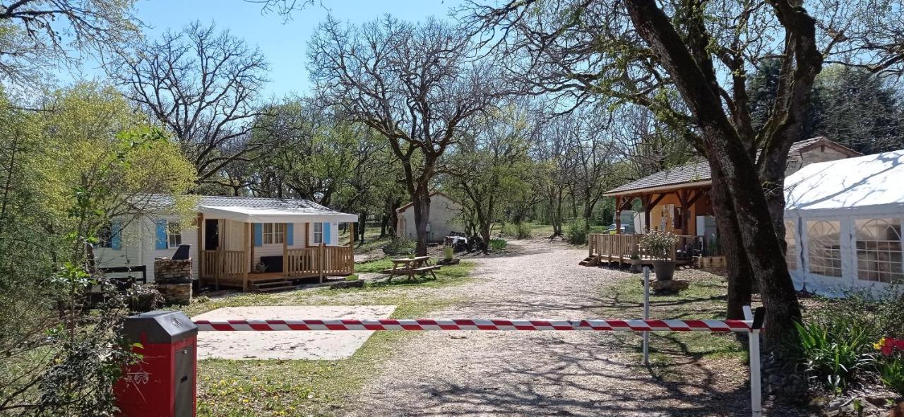Camping Le Bel Air Mobil Home Le Figuier 6 Personnes Limogne-en-Quercy 外观 照片